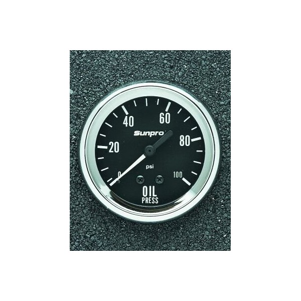 Sun Elect CP8061New Pro 2-5-8 Mechanical Oil Pressure Gauge