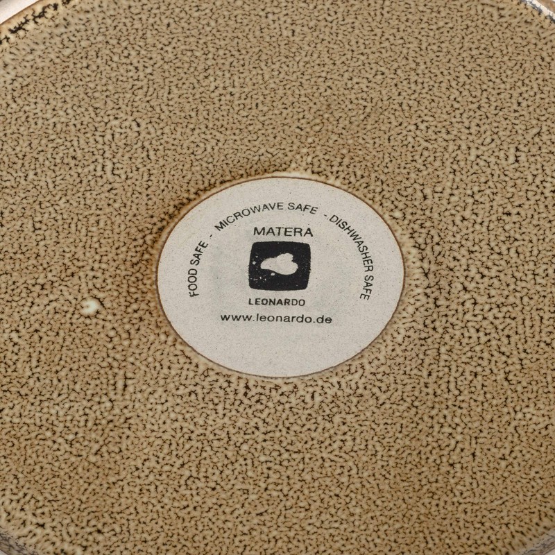Leonardo Matera 018537 Ceramic Plate, Dishwasher-Safe Dinner Plate with Glaze,