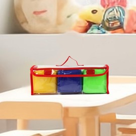 koolsoo 3 Pieces Playing Game Cubes Pocket Cubes Props Pictures DIY Role Playing with Storage Bag Teaching Cubes for Birthday Gift