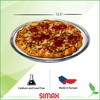SIMAX Glass Pizza Pan for Oven: Borosilicate Glass Pizza Tray