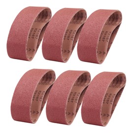 3x21 3 x 21 Sanding Belts, 40 Grit 3 Inch x 21 Inch Aluminum Oxide Sanding Belts, 3x21 Belt Sander Paper for Wood Furniture, 12 Pack(3x21 Inch, 40 Grit)