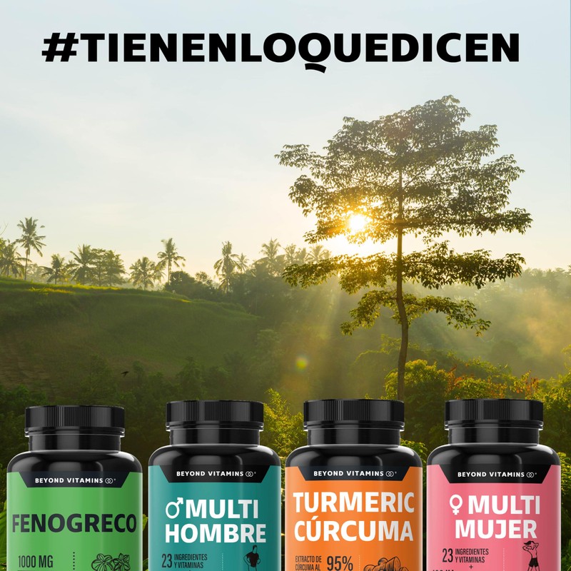Beyond Vitamins | Fenogreco 1000mg reforzado con Calcio y Hierro