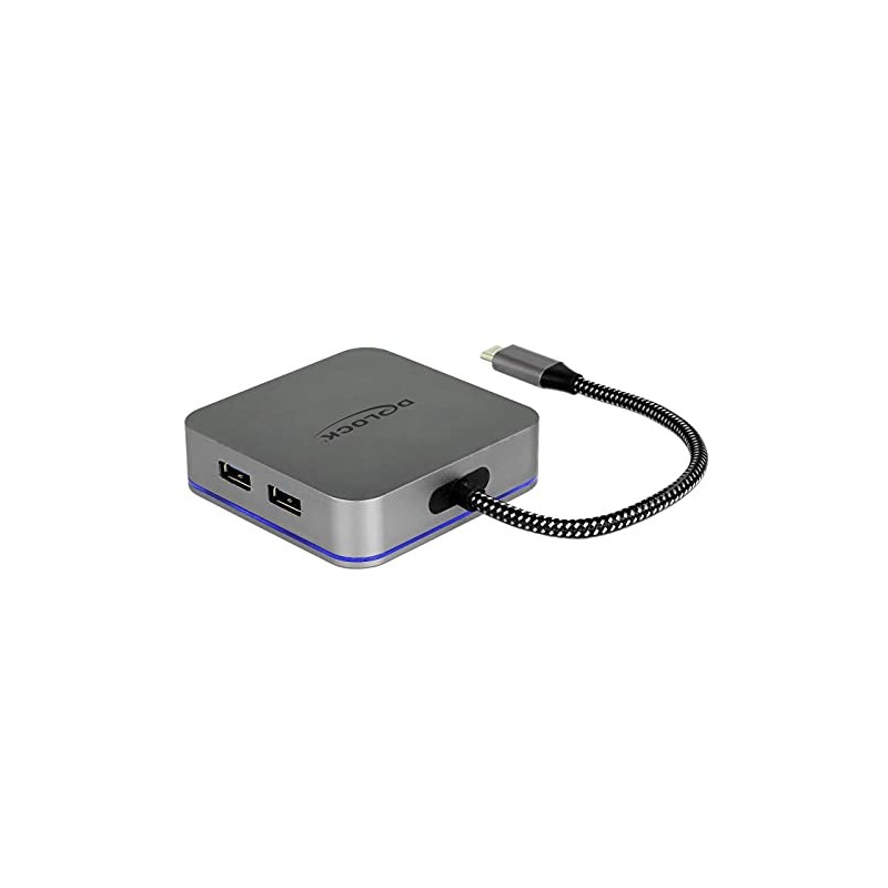 Delock 87742 USB Type-C™ Dockingstation für Mobilgeräte 4K - HDMI/Hub/LAN/PD