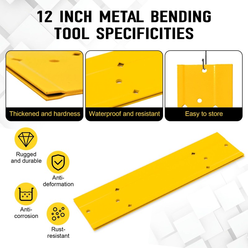 12 Inch Sheet Metal Bender, Sheet Metal Folding Tool for