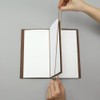 DESIGNPHIL Midori 14333006 Traveler's Notebook Refill, Interlocking Band, Pack of