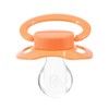 Landofgenie Large Teat Shield Pacifier in Adult Size, Orange