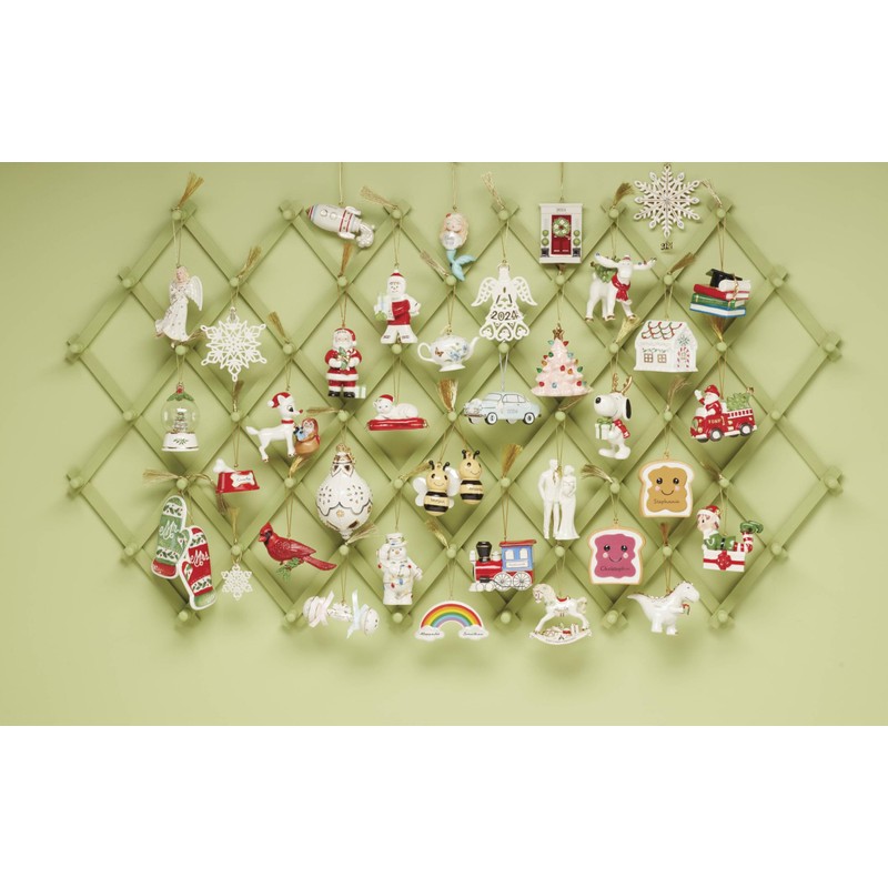 Lenox 895755 2024 A Year to Remember Angel Ornament, Christmas