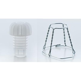 North Mountain Supply Champagne Cork and Wire Hoods - Made in Italy - Set of 100