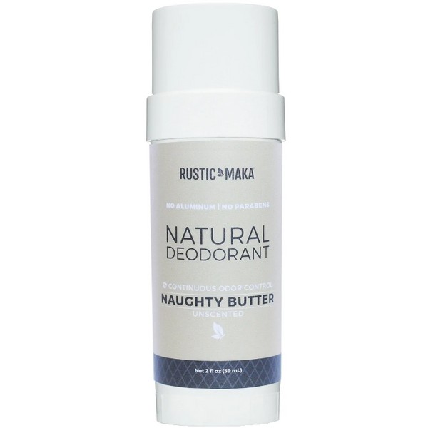Rustic Maka Natural Deodorant Stick - Naughty Butter 59ml -
