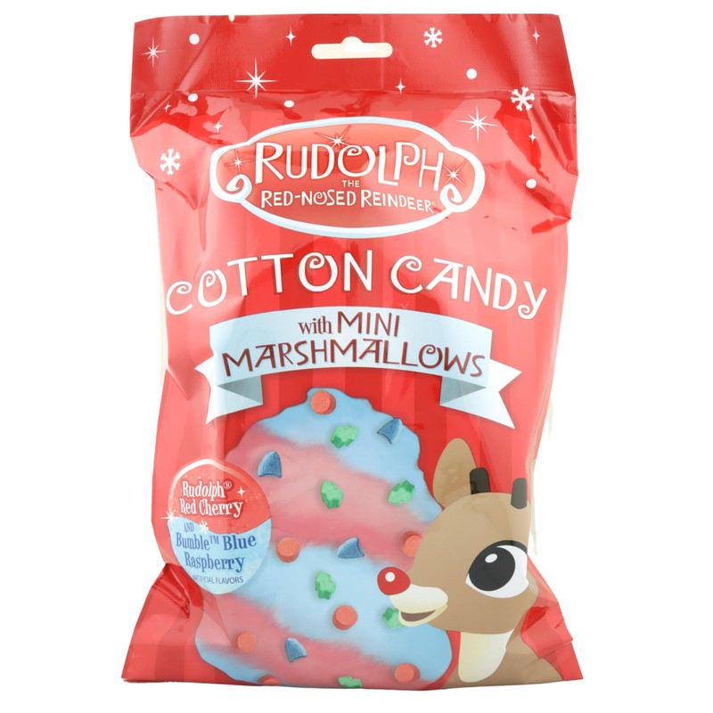 Rudolph The Red Nosed Reindeer Cotton Candy, Cherry and Blue