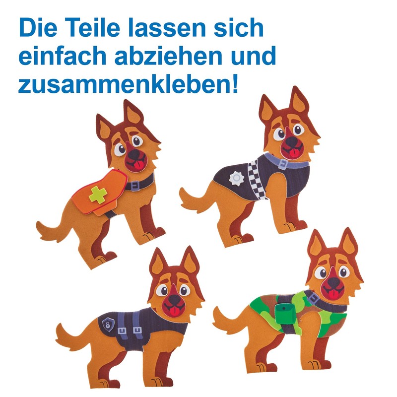 Baker Ross FN069 Service Dog Magnet Kits - 8 Pack