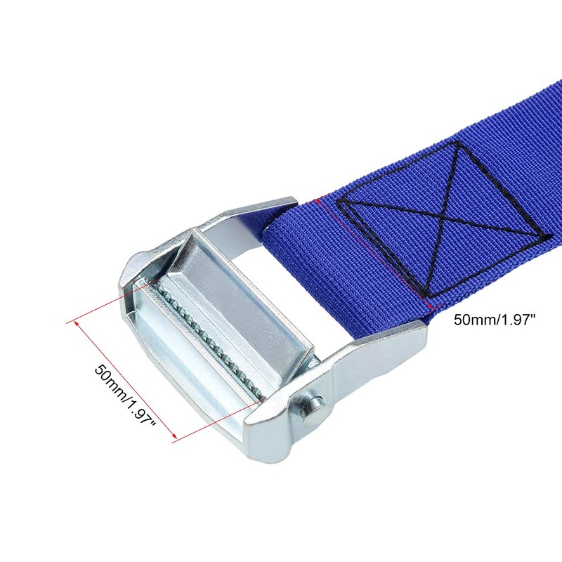sourcing map Tie Down Strap Cam Buckle Lashing Strap 2"
