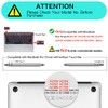 MOSISO Funda Dura Compatible con MacBook Pro 13 Pulgadas M2