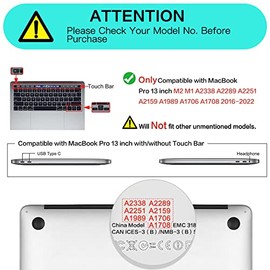 MOSISO Funda Dura Compatible con MacBook Pro 13 Pulgadas M2 2024-2016 A2338 M1 A2251 A2289 A2159 A1989 A1708 A1706,Planetas Estrellas Carcasa Rígida&C