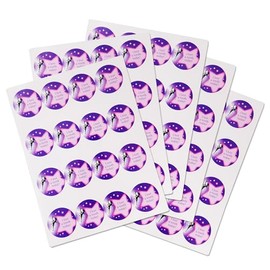 Children's Tooth Fairy Stickers (Set of 80) Reward for Girls or Boys who Lost a Tooth (Purple)