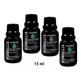 Laferv 4 Pack Aceite Esencial Incienso 100% Puro Importado 15 Ml