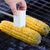 Atvkov 2 Pack Butter Spreader Corn Cob Holder, Plastic Butter