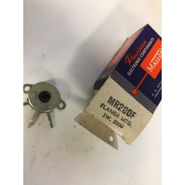 MR200F MALLORY FLANGE MTG  200 OHM 3 WATT  NOS