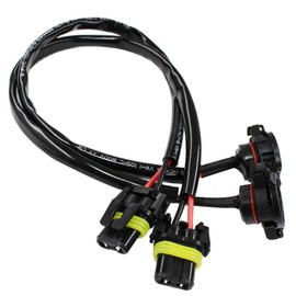 YUNPINGCAR Wrangler JK Fog Light Wiring Harness Kit 5202 H16 to 9006 9005 HB3 Wiring Harness Kit for Headlight Fog Light Retrofit Work 2pcs