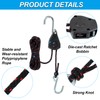 PATIKIL 2 Pcs Kayak Rope Tie Down Straps, 1/8" x