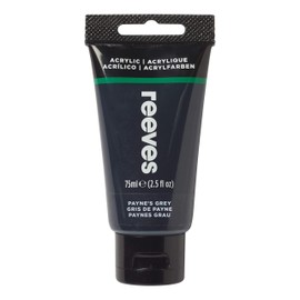 Reeves Artists Acrylic Paint, 75 ml, Paynes Grey 610