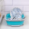 SAMMART 8L (2.11Gallons) Collapsible Plastic Dish Drainer with Drainer Board