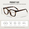 Jectieey Blue Light Blocking Glasses for Women Men,Oversize Fashion Squre