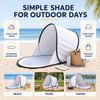 Pop-Up Beach Tent with UV Protection, Instant Automatic Beach Sun