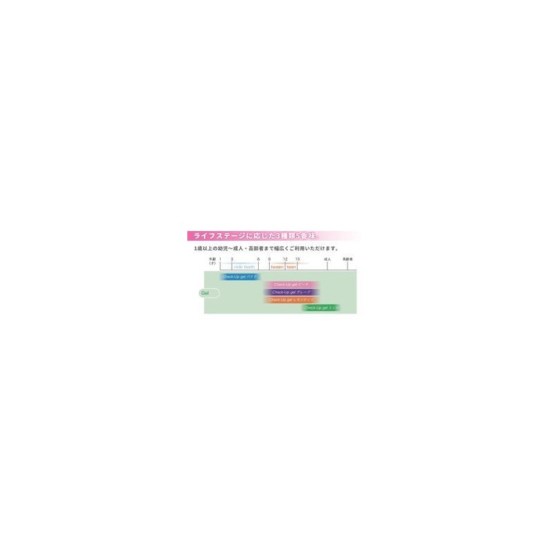 Lion Dent Check-Up Gel (Mint) 75g (2 pieces)