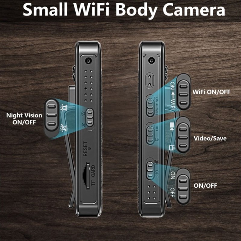 Body Worn Camera HD 1080P Infrared Night Vision Motion Detection