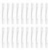 sourcing map 40Pcs 93302 Precision Plastic Tweezers Kit 121mm Anti-Static