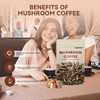 Margxo Mushroom Coffee, 10-Mushrooms Extract Blend, 6.35 oz, 30 Servings，Contains