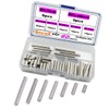 Socell 80 Pieces Dowel Pin Stainless Steel Shelf Support Pin