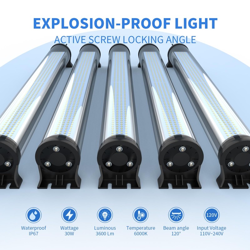 StaStrStu 30W 6500k IP66 Explosion Proof Light Led Machine Light