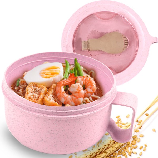 GMAEURL Microwave Ramen Bowl Cooker With Lid Instant Noodle Bowl