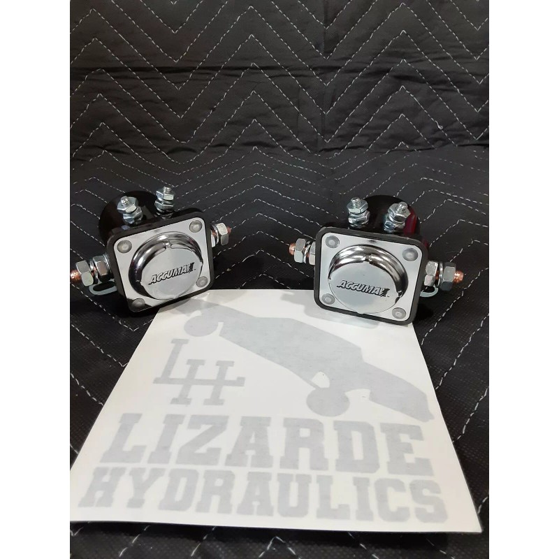 Accumax Lowrider Hydraulics Accumax Solenoids 3 pack w/ connectors
