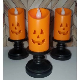 Unbranded Mini LED Plastic Color Changing Jack-O-Lantern
