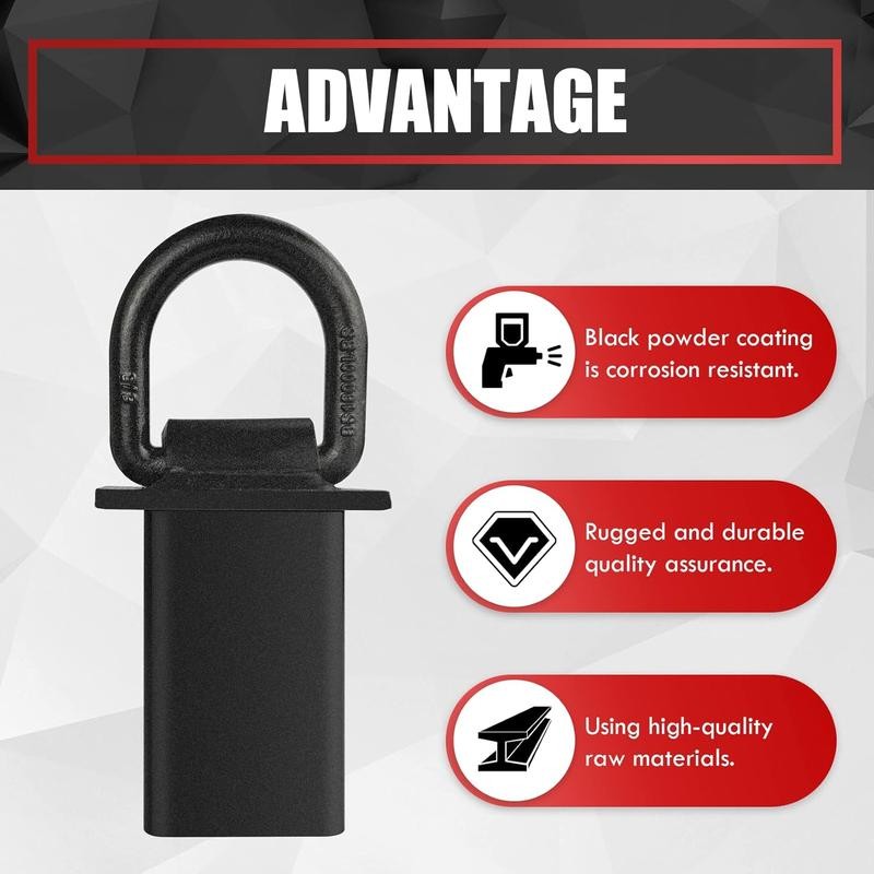 2Pcs 4pcs 18000lbs Heavy Duty Removable D Ring Stake Pocket