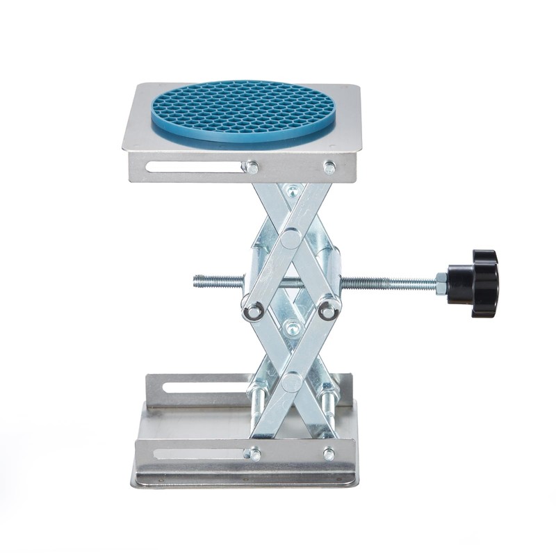 Non-Slip 4 x 4 Inch Lab Scissor Jack Stand Laboratory