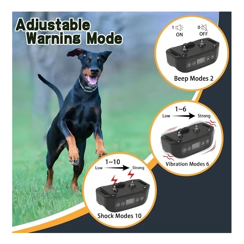 Blingbling GPS Wireless Dog Fence System, Electric Satellite Technology Pet