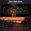 3 Channel 9.66'' WiFi Mirror Dash Cam with Front and
