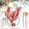 JarThenaAMCS 50 Sheets Pink Bow Paper Placemat Coquette Bowknot Place