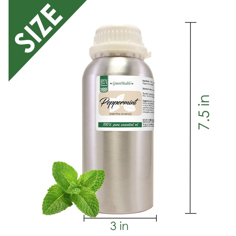 GreenHealth Peppermint Essential Oil – 2 Pack (16 fl oz