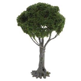 Kisangel Lifelike Mini Landscape Tree Model for Sand Table DIY Realistic Micro Scene Decoration High Simulation Miniature Tree Ornament for Train Railway and Architectural Models