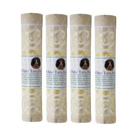 Handmade Nepal Natural Tibetan White Tara Eco-Friendly Spring Stick Incense Set 4 Natural Fragrance Aromatic Incensecolor: Natural, scent: Natural