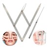 Compas Aureo Regla Divisora Microblading Diseño Cejas
