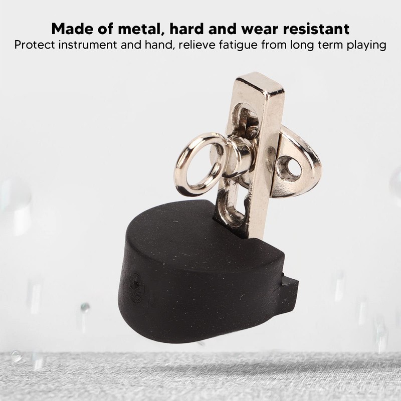 Adjustable Oboe Foot Rest Buffet Clarinet Thumb Rest With Strap