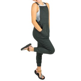 Swoveralls Overalls UPGRADED Unisex Sweatpant, 4X-Large Dark Athletic Grey, Organic Cotton Blend, Men’s Overall, Women’s Overalls, Relaxed Fit Men & Women’s Bib Overall