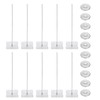 PATIKIL 80mm Perforated Insulation Pins with Round Washer,100 Sets 2in