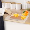 Acrylic Cutting Board with Wood Fiber Cutting Board Center, Food